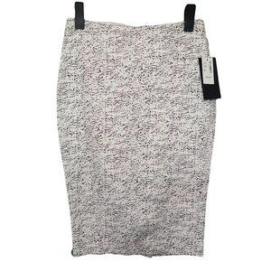 RW&CO White with Black & Pink Speckles Skirt 00